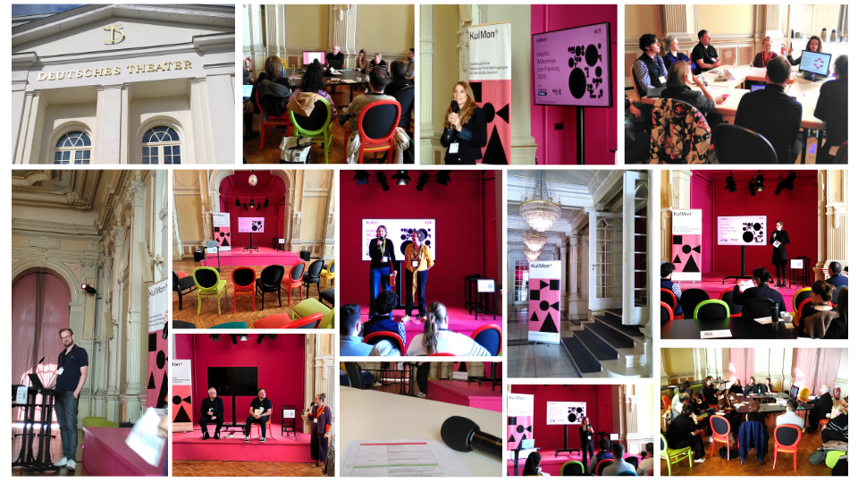 Fotocollage mit Eindrücken vom KulMon-Praxistag 2025